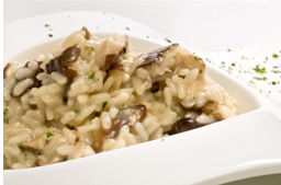 Picture of mushroom risotto Picture of mushroom risotto