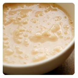 Photograph of rice pudding